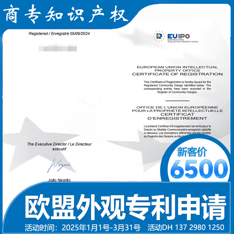 歐盟外觀設(shè)計(jì)專利 歐盟外觀設(shè)計(jì)專利